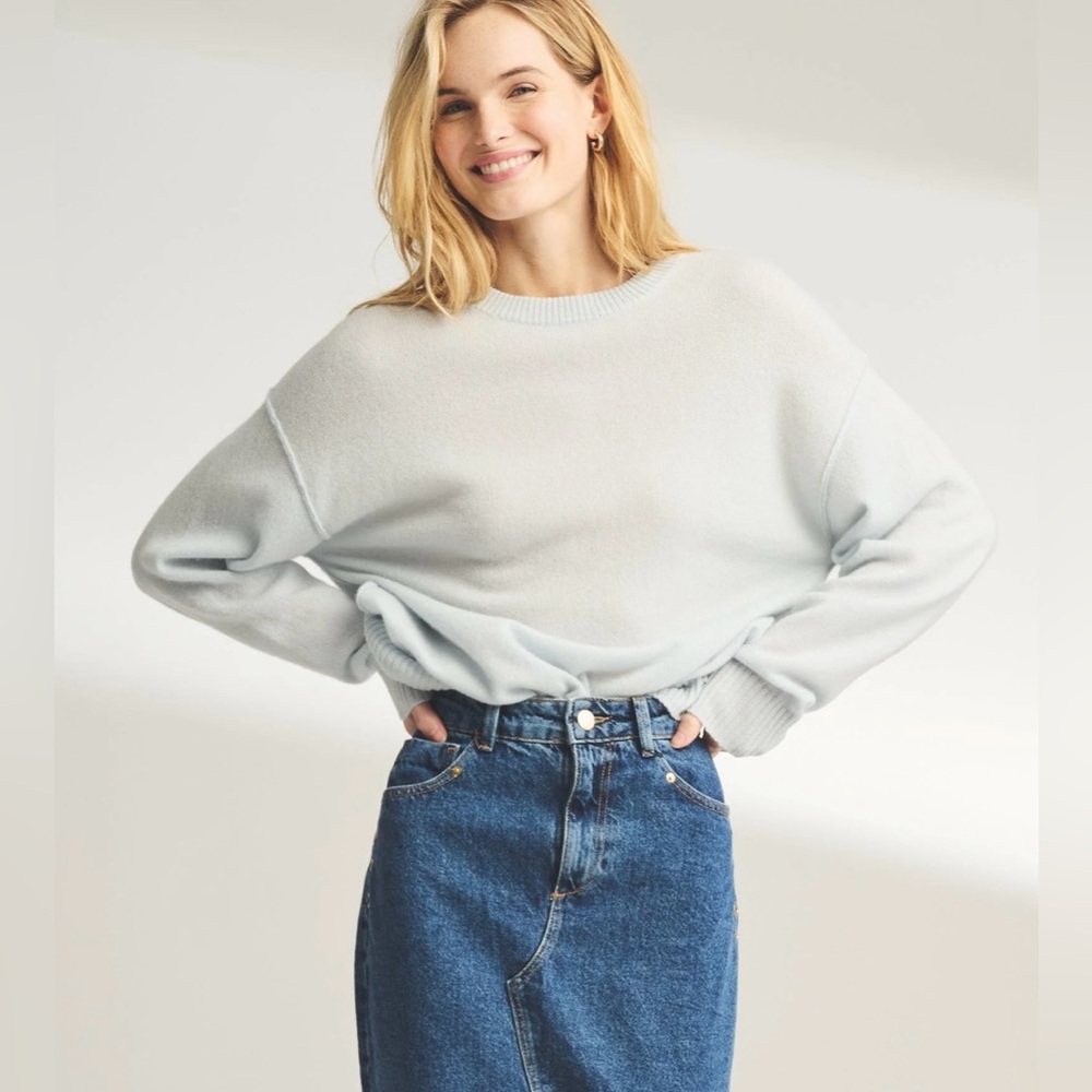 🌸 NAADAM Lightweight Reversible Cashmere Crewneck Sweater